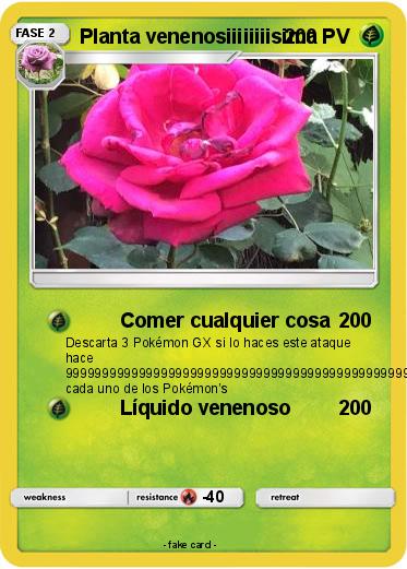 Pokemon Planta venenosiiiiiiiisima