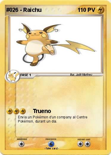 Pokemon #026 - Raichu