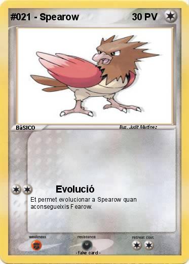 Pokemon #021 - Spearow