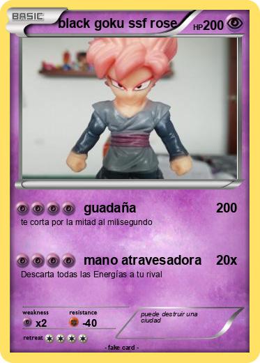 Pokemon black goku ssf rose