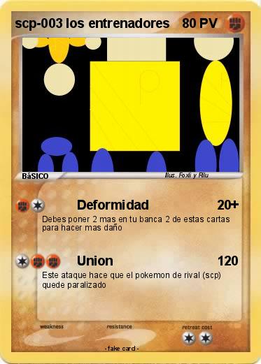 Pokemon scp-003 los entrenadores