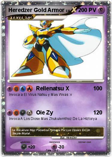 Pokemon Heredzer Gold Armor
