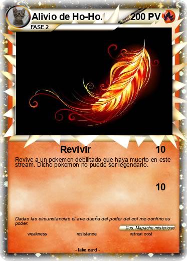Pokemon Alivio de Ho-Ho.