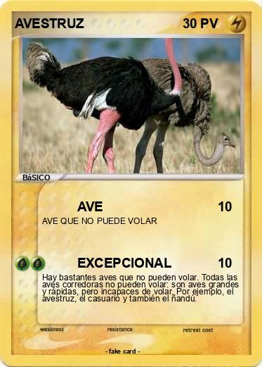Pokemon AVESTRUZ