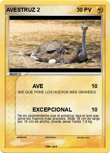 Pokemon AVESTRUZ 2