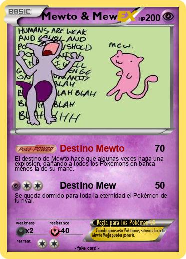 Pokemon Mewto & Mew
