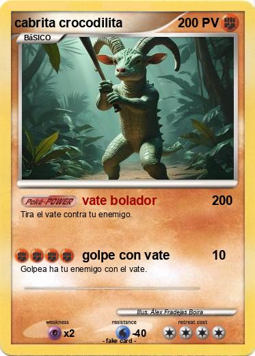 Pokemon cabrita crocodilita