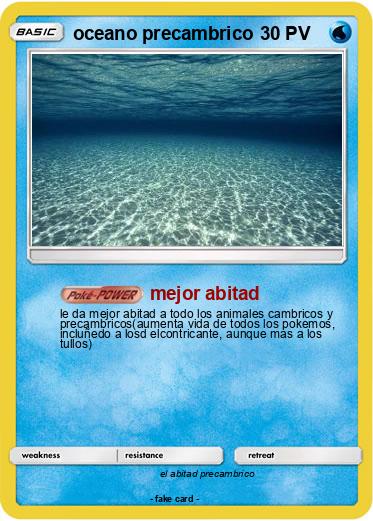 Pokemon oceano precambrico