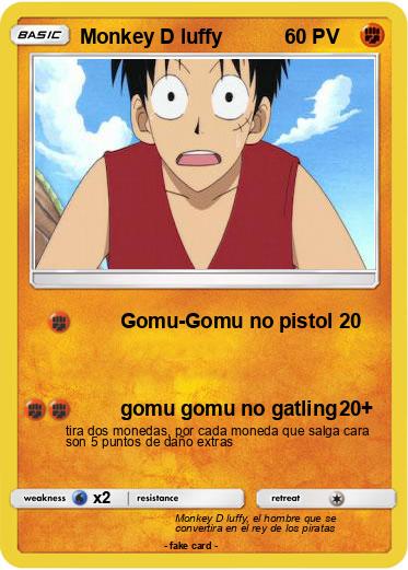 Pokemon Monkey D luffy
