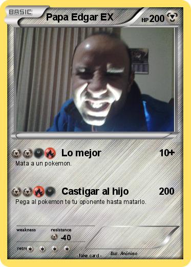 Pokemon Papa Edgar EX