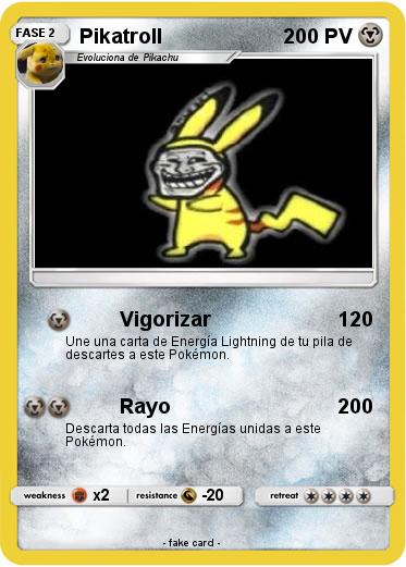 Pokemon Pikatroll