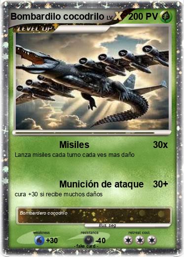 Pokemon Bombardilo cocodrilo