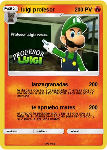 Pokemon luigi profesor