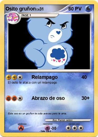 Pokemon Osito gruñon