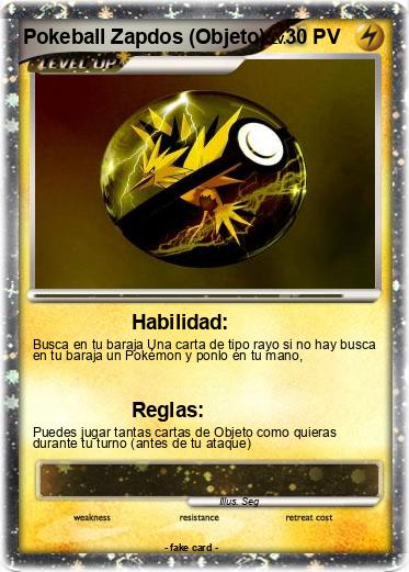 Pokemon Pokeball Zapdos (Objeto)