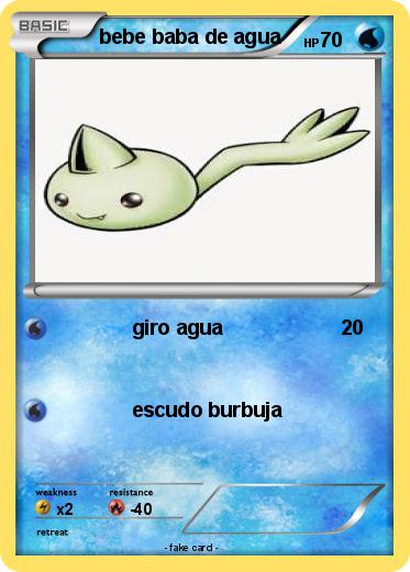 Pokemon bebe baba de agua