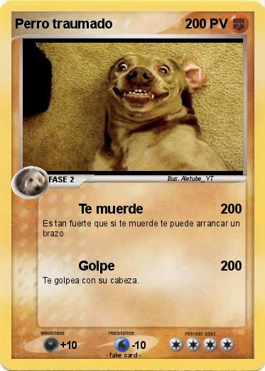 Pokemon Perro traumado