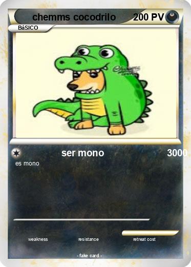 Pokemon chemms cocodrilo