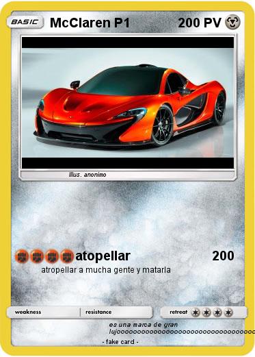 Pokemon McClaren P1