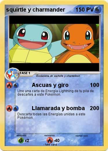 Pokemon squirtle y charmander