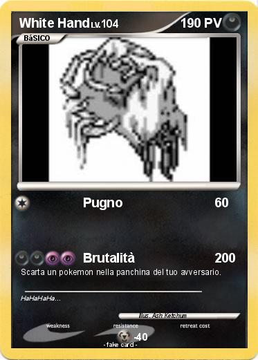 Pokemon White Hand