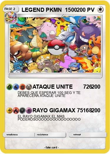 Pokemon LEGEND PKMN  1500