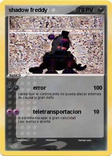Pokemon shadow freddy