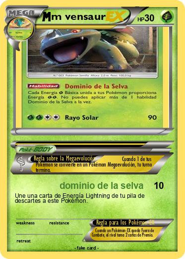 Pokemon m vensaur