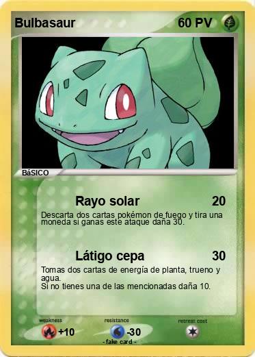Pokemon Bulbasaur