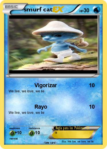 Pokemon smurf cat