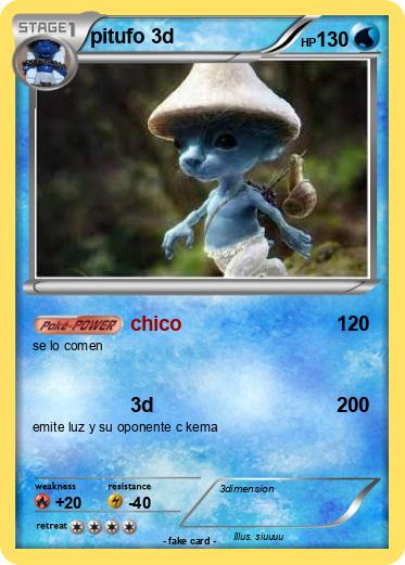 Pokemon pitufo 3d