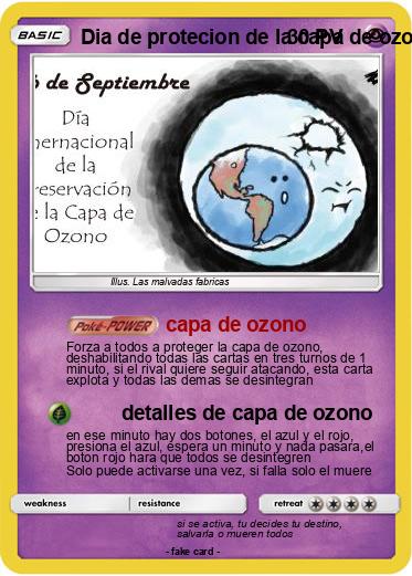 Pokemon Dia de protecion de la capa de ozono