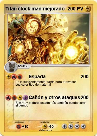 Pokemon Titan clock man mejorado