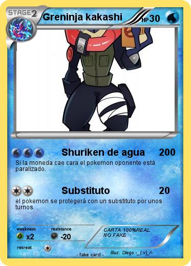 Pokemon Greninja kakashi