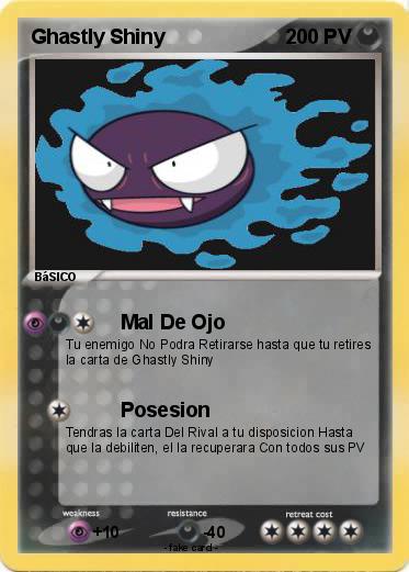 Pokemon Ghastly Shiny