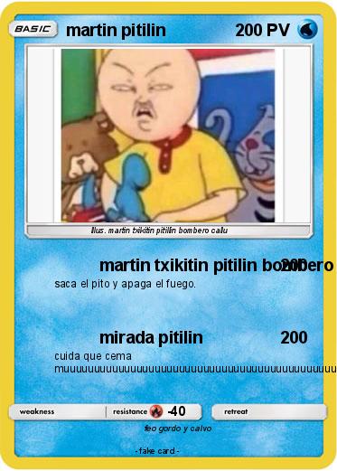 Pokemon martin pitilin