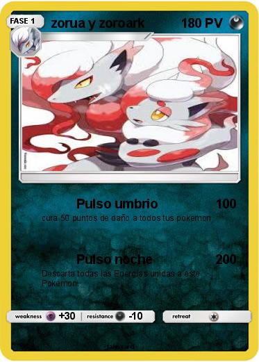 Pokemon zorua y zoroark