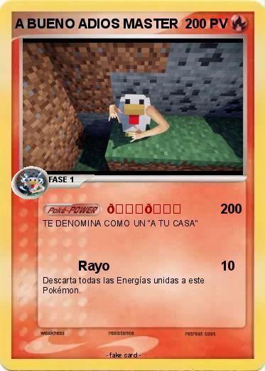 Pokemon A BUENO ADIOS MASTER