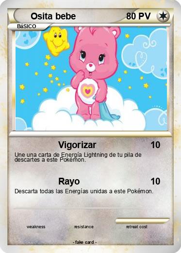 Pokemon Osita bebe