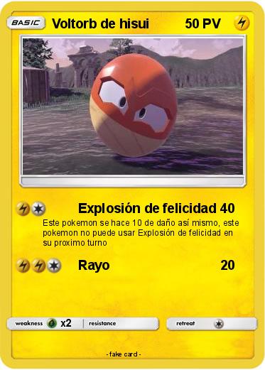 Pokemon Voltorb de hisui