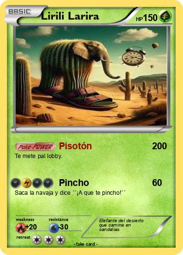 Pokemon Lirili Larira