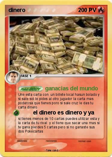 Pokemon dinero