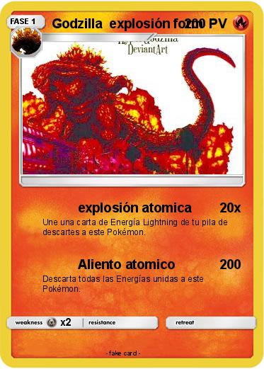Pokemon Godzilla  explosión form