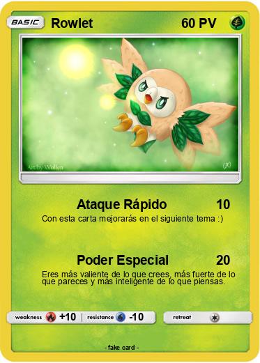Pokemon Rowlet