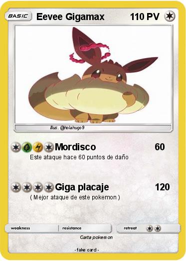 Pokemon Eevee Gigamax