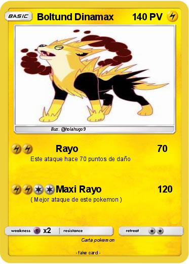 Pokemon Boltund Dinamax