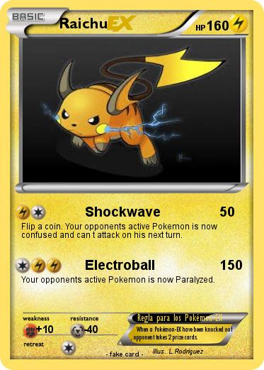 Pokemon Raichu