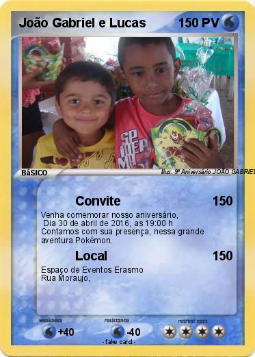 Pokemon João Gabriel e Lucas