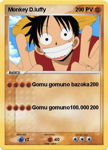 Pokemon Monkey D.luffy