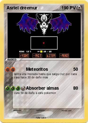 Pokemon Asriel dreemur